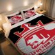thumbnail image 1 of ALFRETON TOWN FC Red Lion Shield Emblem Duvet Cover Set Vintage Independence Day Printed Duvet Cover Set Soft And Breathable, 1 of 1