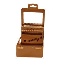 Magideal - Caja De Índice De Brocas, Caja De Almacenamiento De Índice De Metal, Caja De Almacenamiento, Marcado De Escala, Soporte Para Brocas, Organizador, Caja 1 A 13 Mm