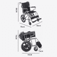 thumbnail image 2 of Silla Plegable Con Ruedas Para Paseo Liviana, 2 of 3