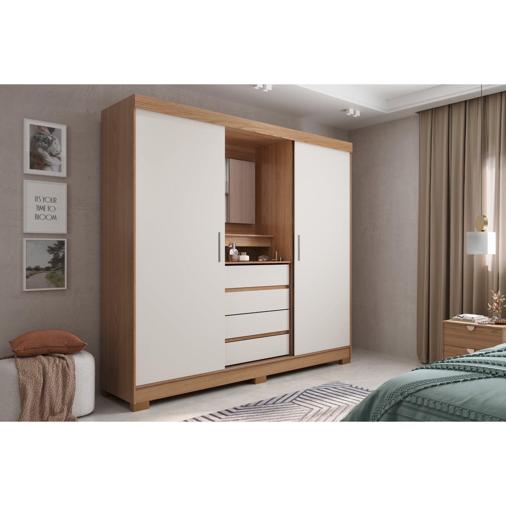 Closet Toscana 185x198cm MDF | Lider