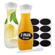 thumbnail image 1 of Jarra plástica para jugo Stock Your Home 950 ml con tapa (set de 2), 1 of 7