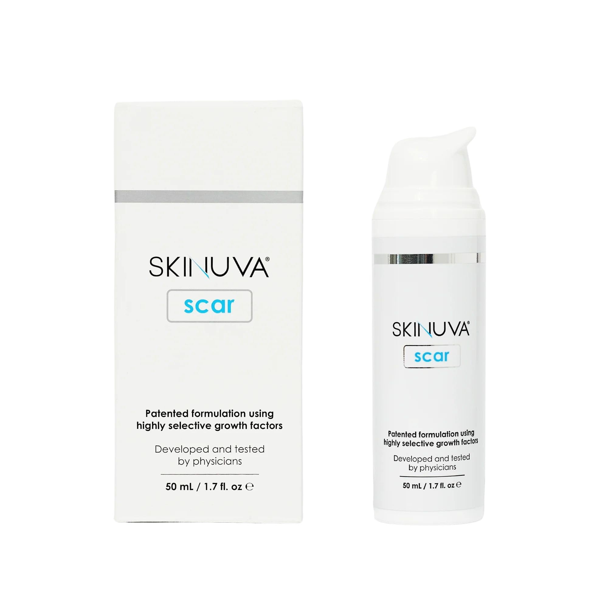 Crema Para Cicatrices Skinuva Next Generation Con Factores De Crecimiento 50 Ml