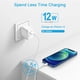 thumbnail image 5 of Cargador ROMITAZ para iPhone, cargador de pared USB de 12 W con cable, 5 of 7