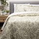 thumbnail image 1 of Cubrecama Estampado Sherpa King Amarillo, 1 of 3