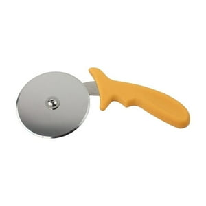 Imahe - Cortador De Pizza 10 Cm Mango Amarillo. B