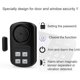 thumbnail image 4 of Alarma de puerta exterior HENDUN a prueba de agua IP67 con teclado remoto, 4 of 9