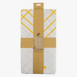 Decoexpress - Cortina De Baño Poly Geometrica Dorada