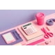thumbnail image 4 of Calculadora Rosa Pink Escritorio Oficina Colegio Rosada rosa claro, 4 of 7