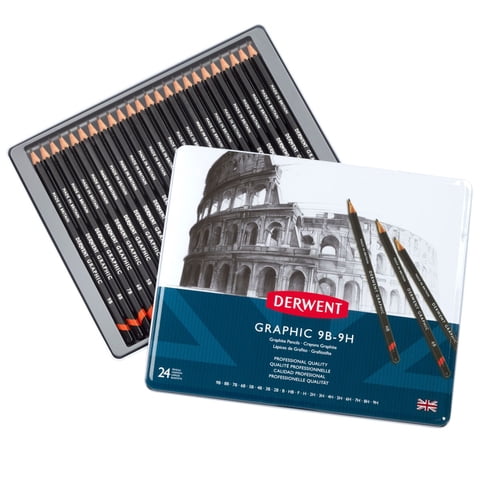 Lápices Grafito Derwent Set 24