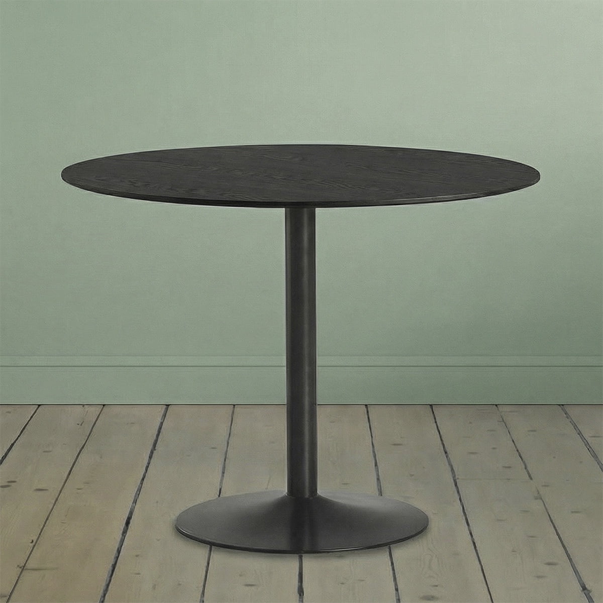 Mesa De Comedor Redonda Nordika Venhoouse Negra 100cm