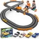 thumbnail image 1 of Set de pista de carreras de coches tragaperras Fedonak con 2 coches tragaperras de alta velocidad, 1 of 7