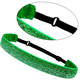 thumbnail image 3 of Diadema ancha ajustable antideslizante con purpurina brillante para mujeres, niñas y adolescentes, 3 of 5