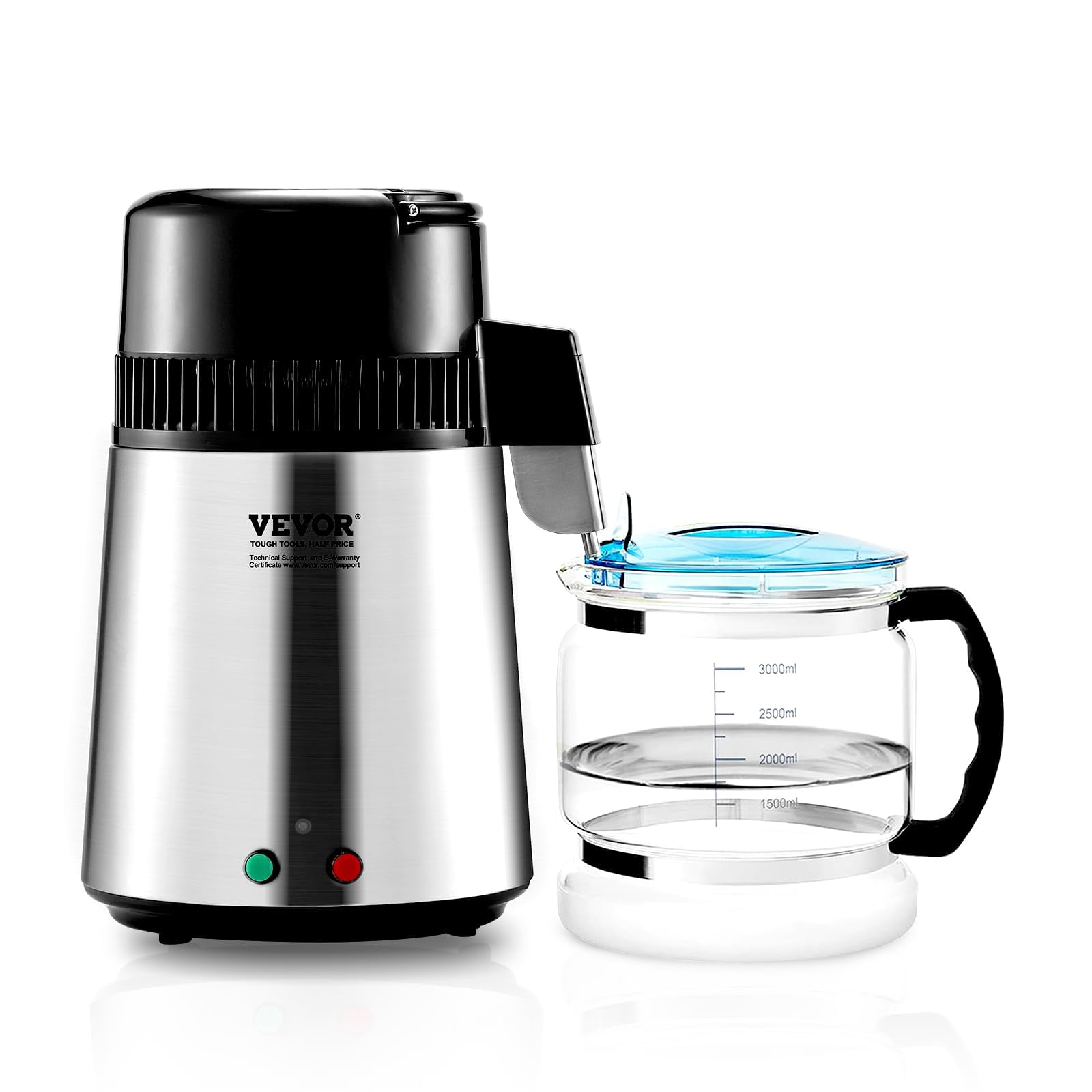 Purificador De Agua Pura Water Distiller Vevor De 4 L/1.1 Galones
