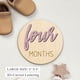 thumbnail image 4 of Marcadores de Hitos de Madera eoscasely 1‑12 Meses Rosa, 4 of 9