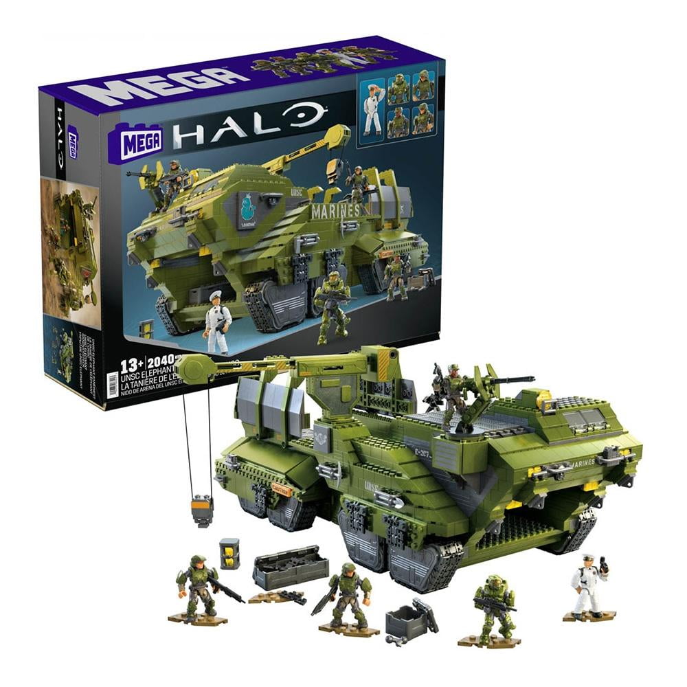 Juguete De Construcción Mega Halo Unsc Elephant Sandnest
