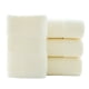 thumbnail image 1 of Xiao Hua Toalla de Baño Gruesa de Color Sólido para el Hogar, Lavar la Cara, Suave y Absorbente, Terciopelo Largo, Algodón Puro, Blanco Leche, Juego de 4 Piezas, 13.8 x 29.5 in, 1 of 4