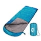 thumbnail image 1 of Saco de dormir SWTMERRY 3 Seasons impermeable para acampar, azul, 1 of 7