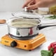thumbnail image 1 of Cocina Eléctrica Portátil 1 Plato 1000W de Potencia Cocinilla Naranja, 1 of 8