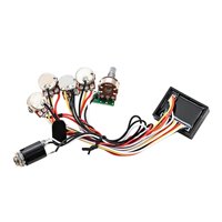 Magideal - Bass Eq 3 Band Assembly Amplificador Electrónico Reemplazo Ecualizador Guitarra Arnés De Cableado Preamplificador De Bajo Para Bass Pickup Bass Guitar