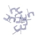 thumbnail image 4 of Grapa coaxial Gardner Bender PSG-15, 11 mm, gris, 15 unidades, 4 of 5