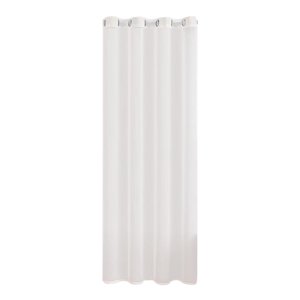 Magideal - Cortinas Modernas De Gasa, Cortina De Tul, Cortinas Con Ojales, Exquisitas Cortinas Para Sala De Estar, Dormitorio, Cocina, Patio, Decoración , Blanco
