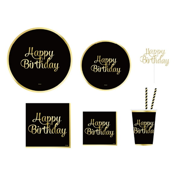 Set Decoración Fiesta Happy Birthday 30 Personas 1 un