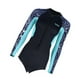 thumbnail image 3 of Traje De Neopreno Corto Para Mujer Traje De Ba?o De Playa Con Cremallera Frontal Resistente Al Agua Azul XS, 3 of 5