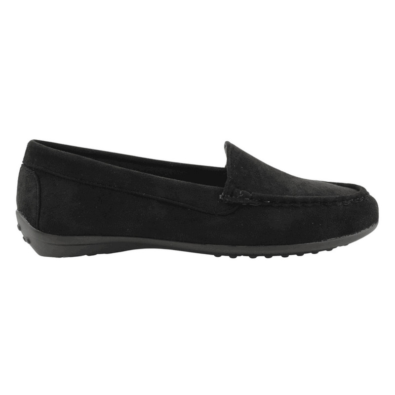 Mocasín New Walk Suede Confort Negro
