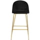 thumbnail image 4 of Taburete Maya Grey Velvet de 66cm negro: Confort| Estilo ️ negro, 4 of 5