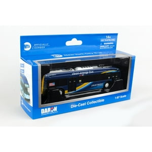 Autobús De Juguete Daron Mta Protera Hybrid 1/87 Azul Eléctrico