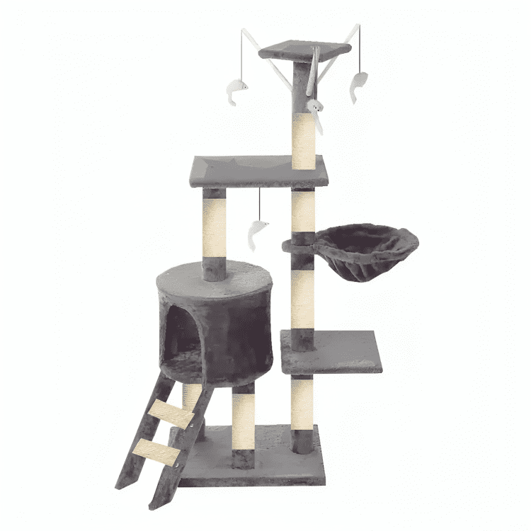 Rascador Tipo Árbol Para Gatos - 5 Niveles Interactivo
