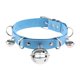 thumbnail image 3 of Gargantilla Gótica Para Mujer, Collar Con Forma De Campana Para Adultos, Para Festivales, Disfraces, Cosplay, Azul Claro, 3 of 5