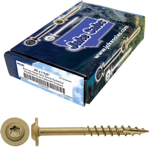 Tornillos de Madera Jake Sales 3,2 cm 2,3 kg (915 uds) Bronce