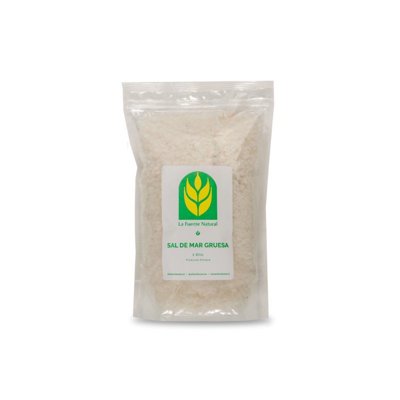 Sal De Mar Gruesa Bolsa 1 Kg La Fuente Natural