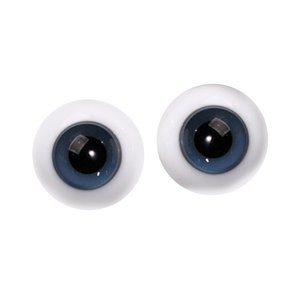 Magideal - 2 Piezas De Ojos De Muñeca De Cristal, Ojos Móviles (6 Mm) Para Manualidades, Globo Ocular Artístico Para Escultura, Animales De Peluche, Accesorios D , Azul 2 Styleb-Azul Oscuro
