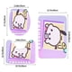 thumbnail image 3 of Pochacco Juego de 3 alfombras de baño de coral fleece: tapete de baño + alfombra de inodoro en forma de U + funda de tapa de inodoro en forma de O, 3 of 6