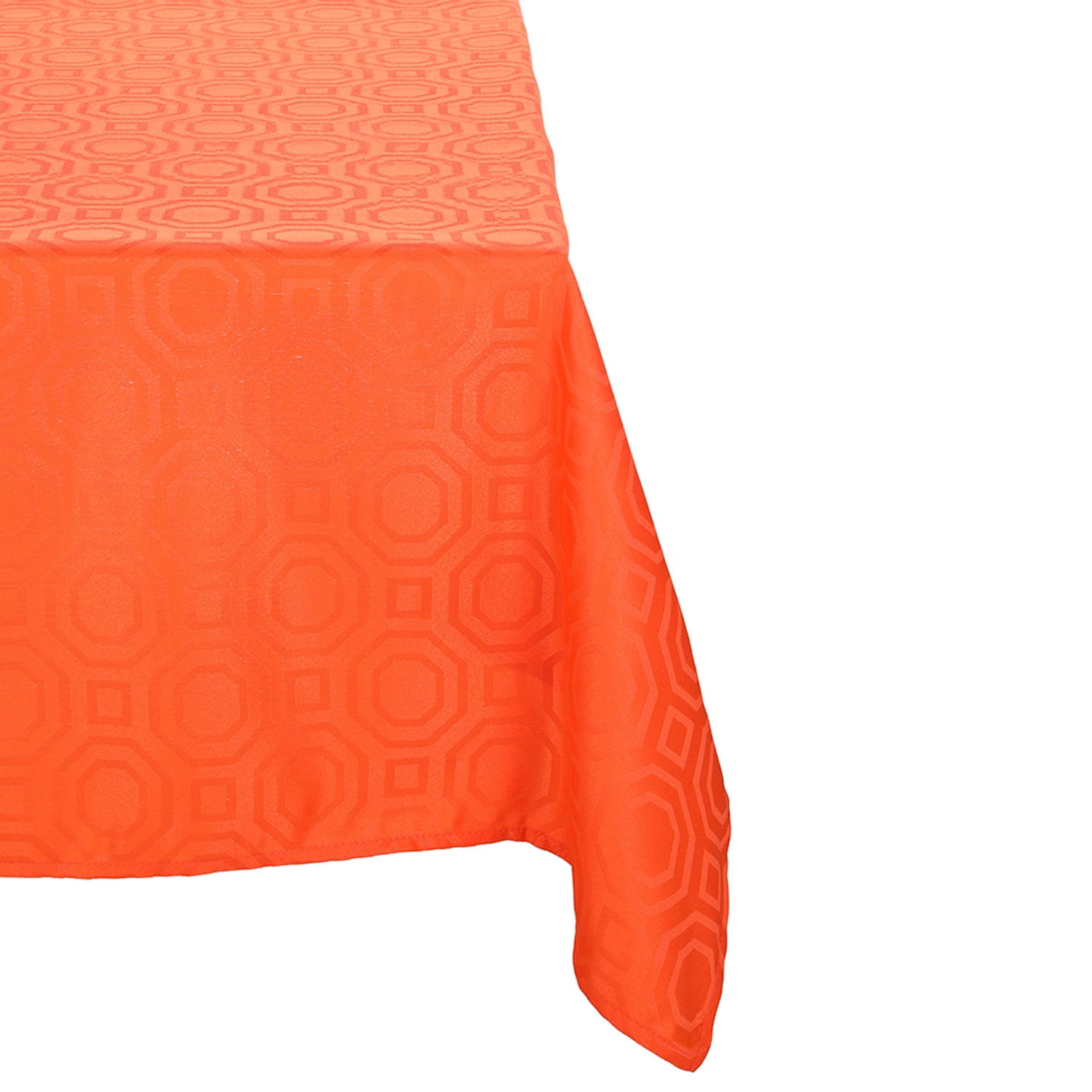 Sueño Blanco - Mantel Rectangular Geom Naranja