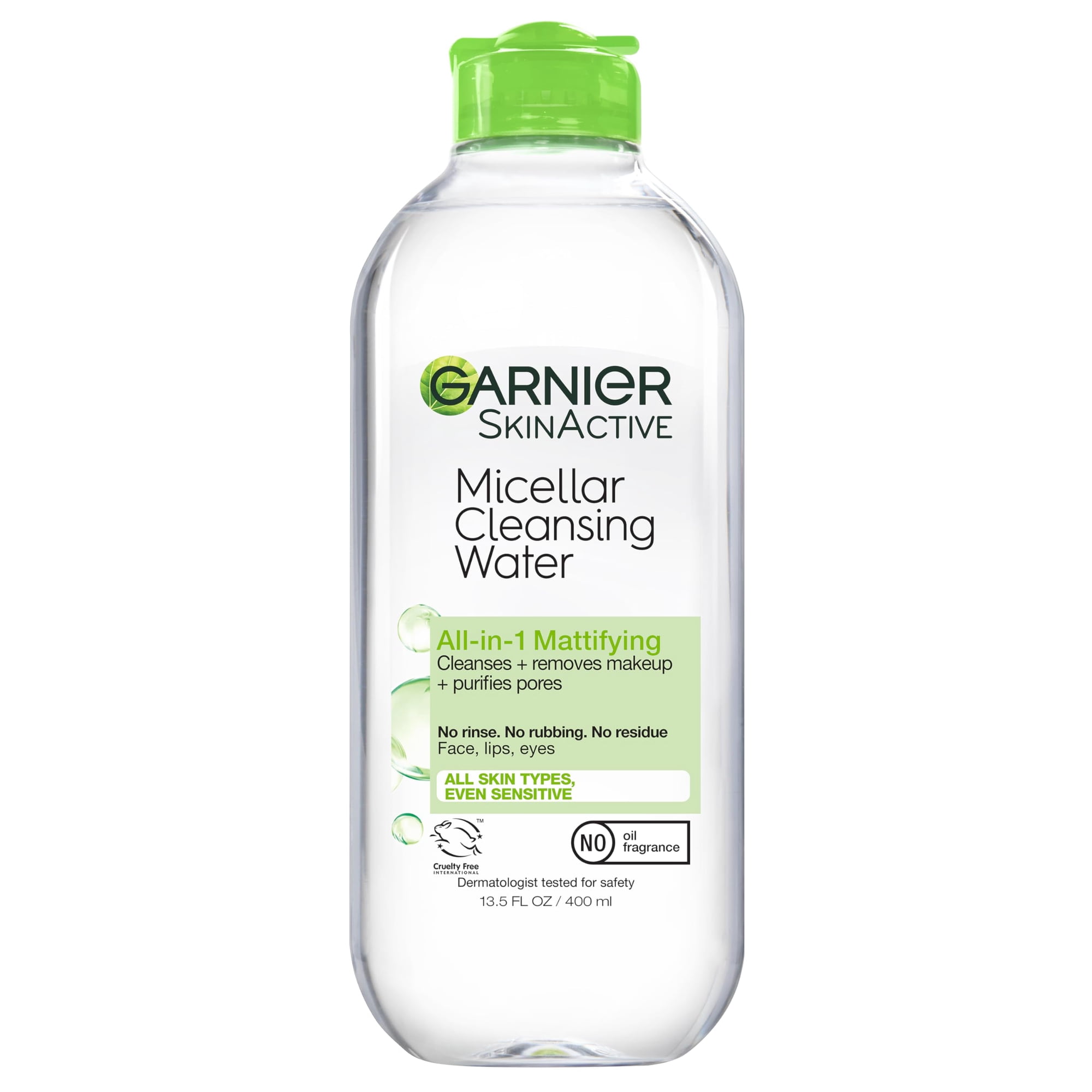 Limpiador Facial Garnier Con Agua Micelar Para Piel Grasa, 400 Ml