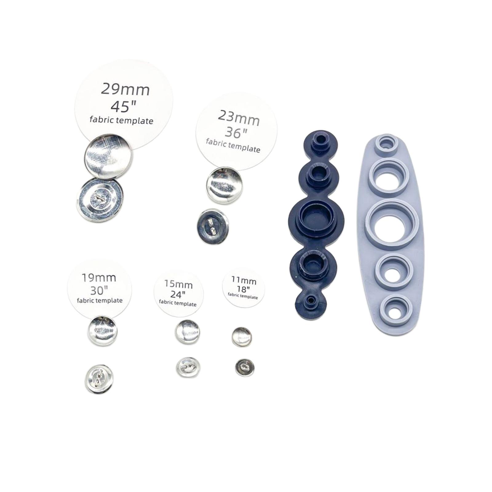 Bothyi - Herramienta Para Cubrir Botones, Máquina Para Hacer Botones De 5 Tamaños Para Camisa, Chaqueta, Equipaje