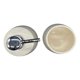 thumbnail image 2 of Set De Baño 2 Piezas Ceramica Jabon Porta Cepillo Crema Crema, 2 of 4