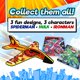 thumbnail image 3 of Planeador de espuma JA-RU Marvel pack de 3: Spiderman, Hulk e Iron Man, 3 of 6
