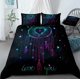 thumbnail image 1 of Love You Dream Catcher Quilt Duvet Cover Set Soft Kids Home Textiles3-Piece Bedding Set, 1 of 5