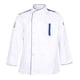 thumbnail image 4 of Restaurante Unisex Chef Coat Jacket Uniforme manga larga Hombres Mujeres Blanco XXXL, 4 of 5