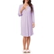 thumbnail image 1 of INSPIRE CHIC Camisón de Maternidad para Mujeres con Mangas Largas y Almohadillas Integradas para Lactancia Materna M Púrpura, 1 of 6