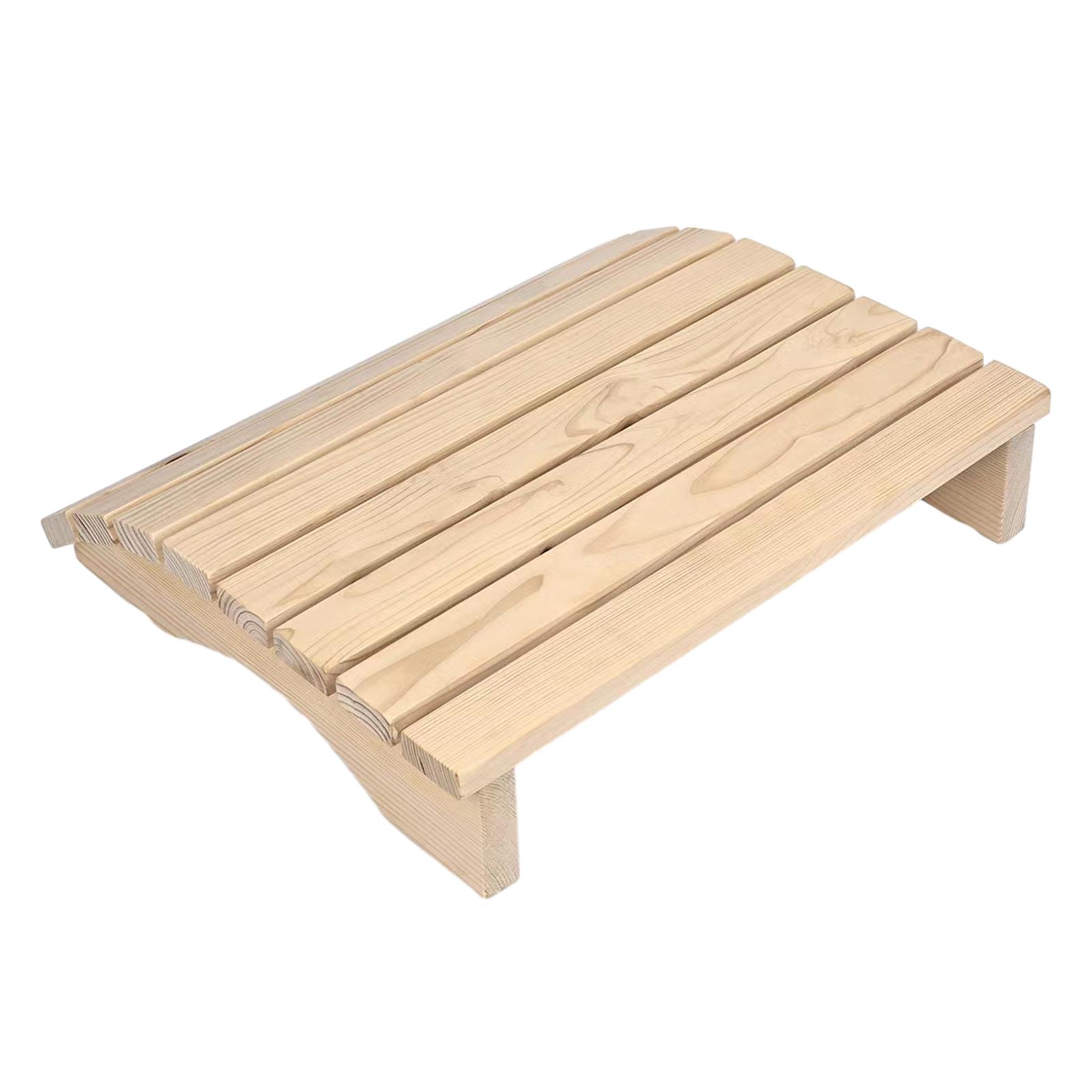 Magideal - Cojín De Respaldo Para Sauna, Accesorios Para Sauna, Soporte Para La Espalda, Antideslizante, Cómodo Reposacabezas De Madera Para Sauna, Baño, Sala De