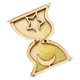 thumbnail image 3 of Accesorio De Tablero Ocupado De Madera Para Niños Pequeños, Enseñanza Temprana De Habilidades Prácticas, Reloj De Arena Amarillo, 3 of 5