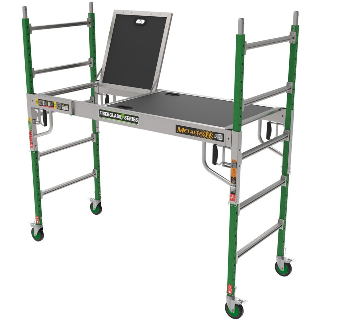 Metaltech - Andamio Fibra De Vidrio Con Entrada De Seguridad