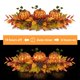 thumbnail image 5 of Centro de mesa BAYN 71 cm Calabazas iluminadas – Decoración de otoño, 5 of 8