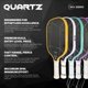 thumbnail image 2 of Pala de Pickleball Six Zero Quartz 15 mm de Carbono Crudo – Amatista, 2 of 8