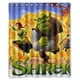 thumbnail image 1 of Cortina de ducha Shrek, juego de cortinas de baño con ganchos, tamaño 60 x 72 pulgadas, 1 of 3